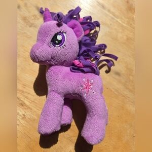 My Little Pony Twilight Sparkle Plush Stuffed Animal Purple Unicorn 2012  3"